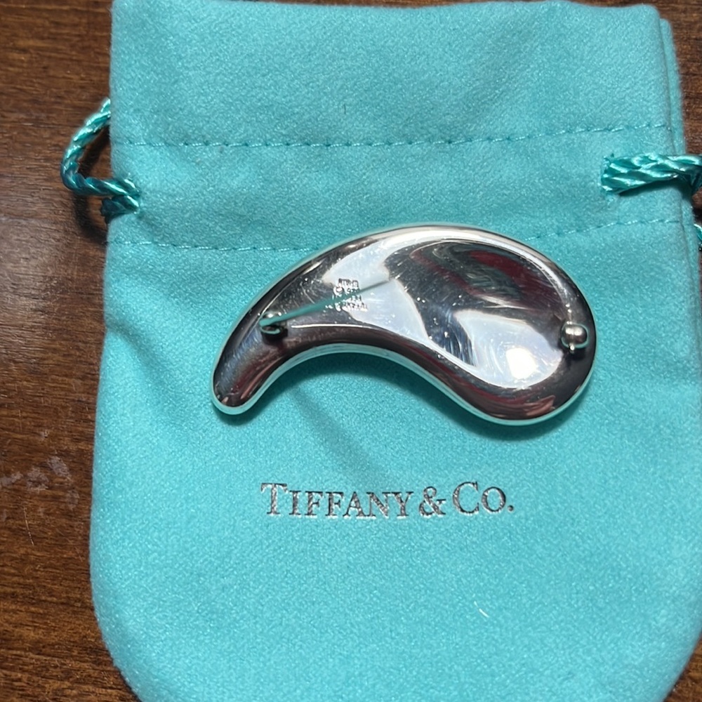 Tiffany & Co Large Elsa Peretti Teardrop Pin - Picture 6 of 8